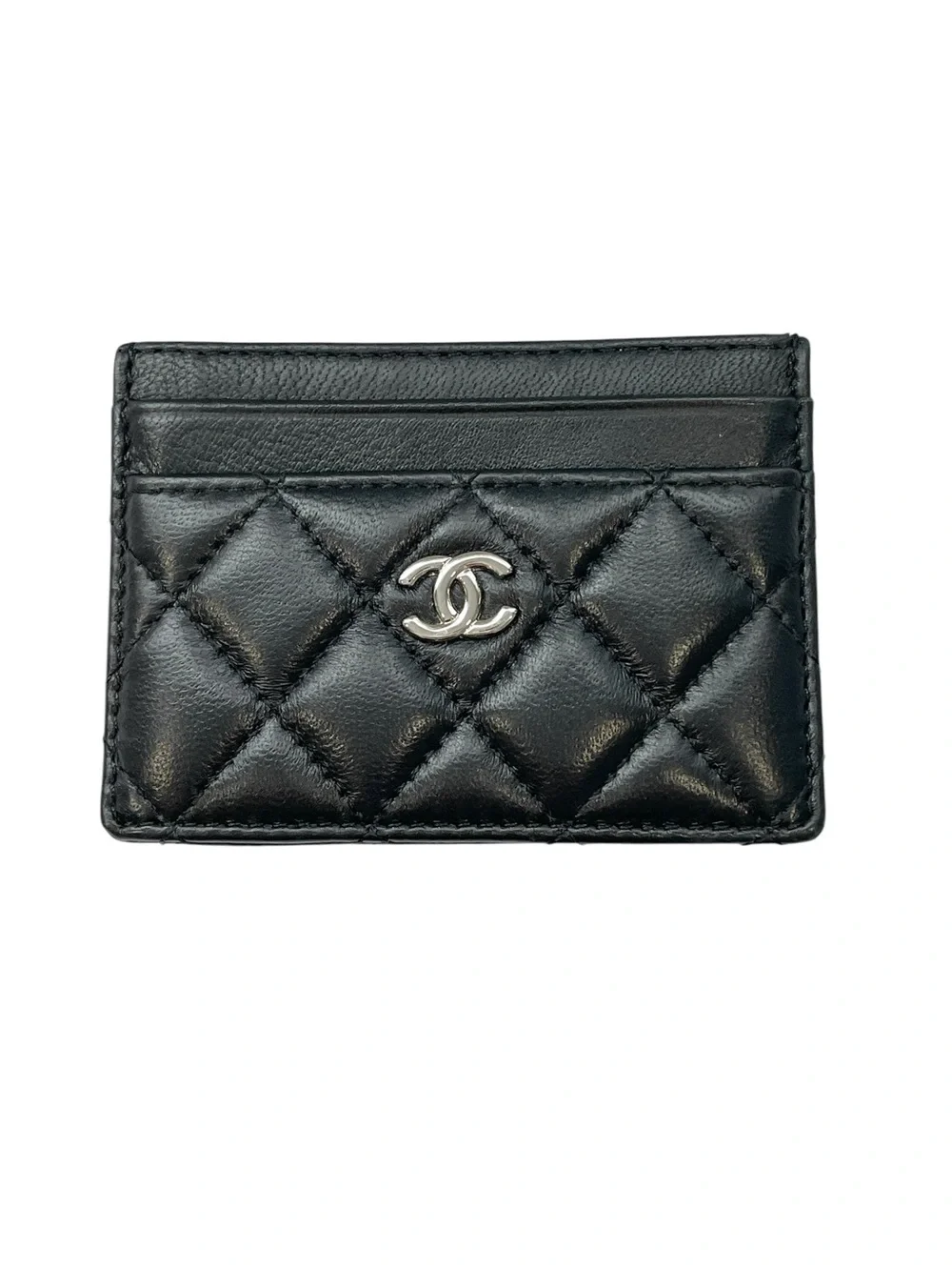 🖤 Black Quilted Leather Card Holder 🖤